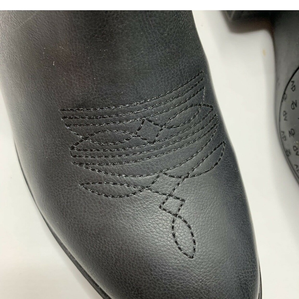NEW DV By Dolce Vita NEW Western Black Ankle Boots - Picture 6 of 8